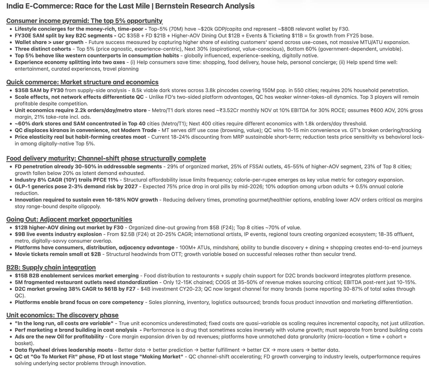 Insights from Bernstein's deep dive on quick commerce - Image 1
