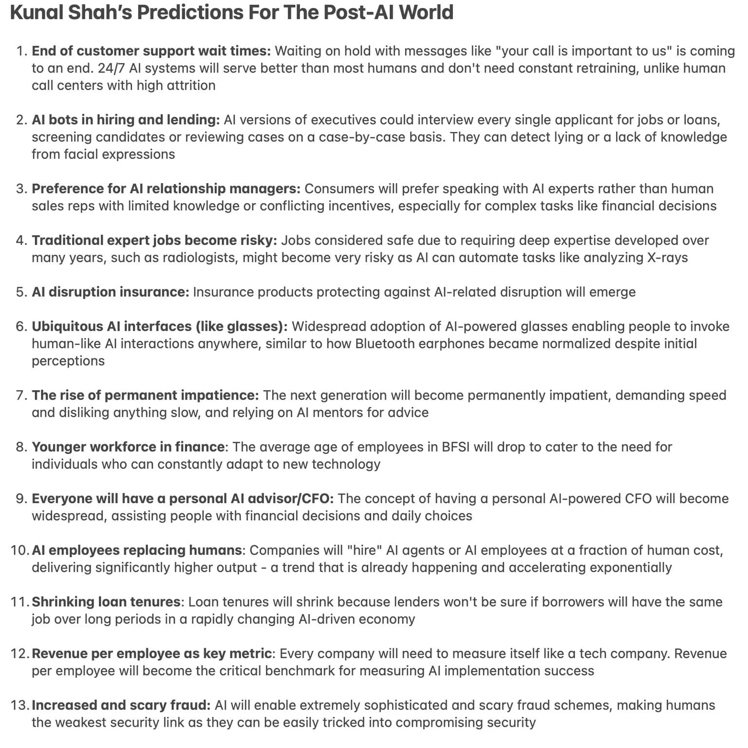 Kunal Shah's post-AI predictions are coming true - Image 1