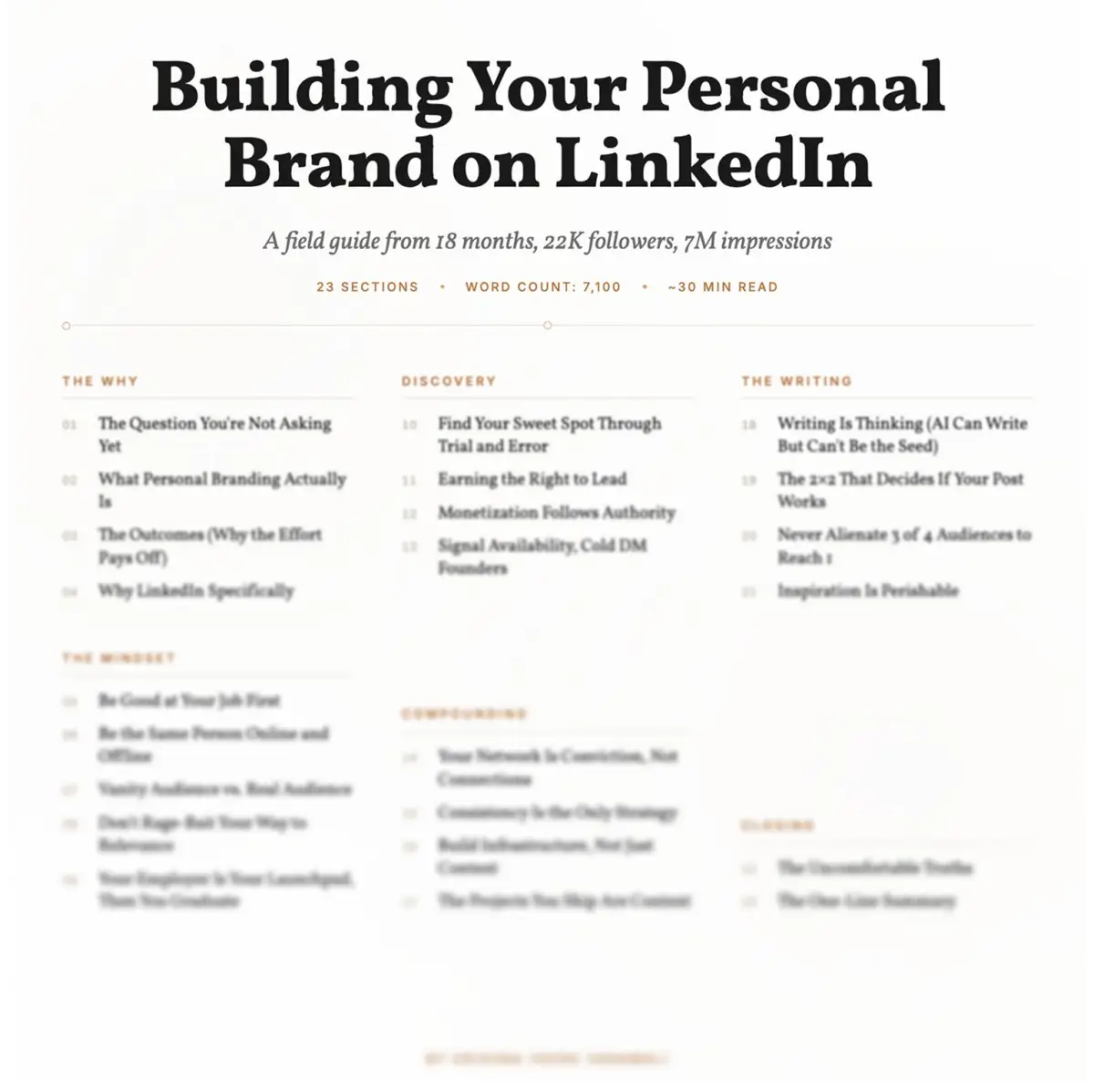 Giving away my LinkedIn personal branding playbook - Image 1