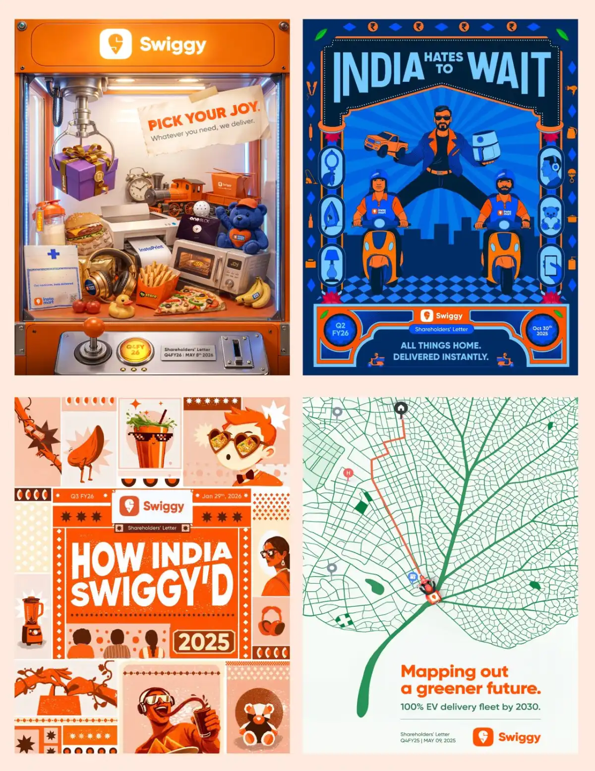 Swiggy's lit shareholder letter cover designs - Image 1